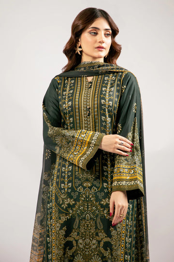 Black Printed 3PC Unstitched
