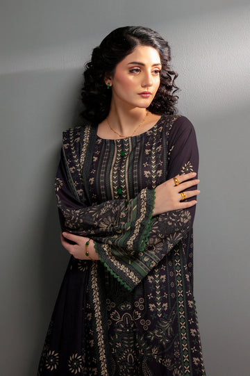 Black Printed 3PC Unstitched