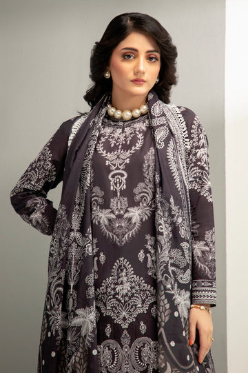 Black Printed 3PC Unstitched