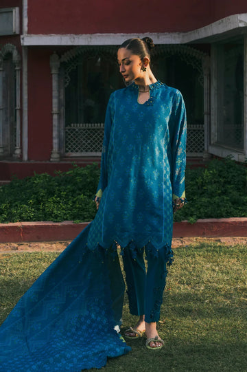 Printed Unstitched 3PC