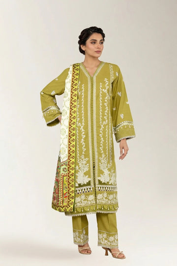 Embroidered 3PC Unstitched