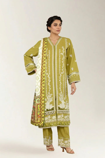 Embroidered Unstitched 3PC