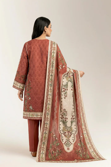 Printed Unstitched 3PC