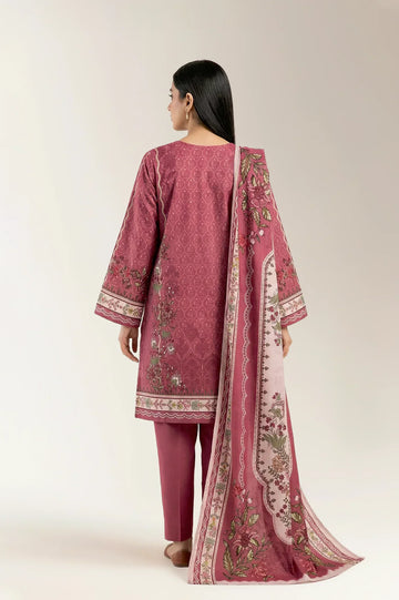 Printed Unstitched 3PC