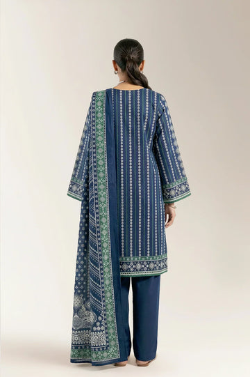 Printed Unstitched 3PC