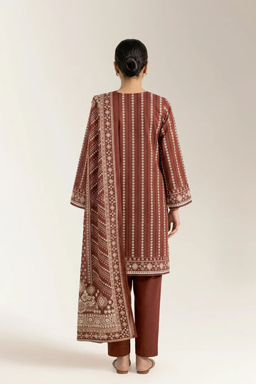 Printed Unstitched 3PC
