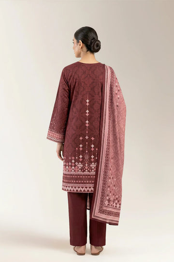 Printed Unstitched 3PC