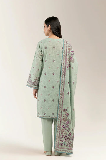 Printed Unstitched 3PC