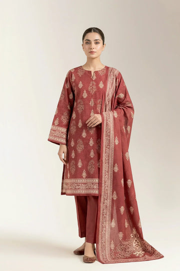 Printed Unstitched 3PC