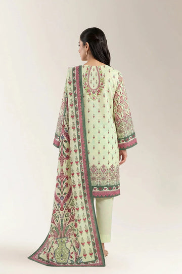Printed Unstitched 3PC