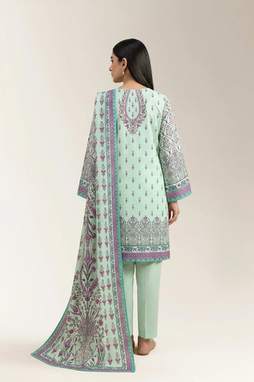 Printed Unstitched 3PC