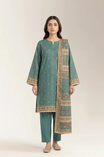 Printed Unstitched 3PC