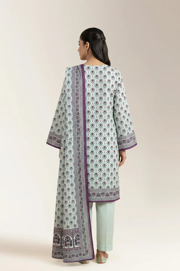 Printed Unstitched 3PC