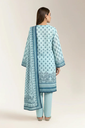 Printed Unstitched 3PC