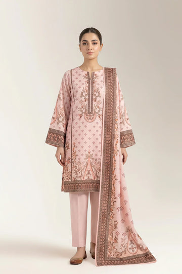 Printed Unstitched 3PC