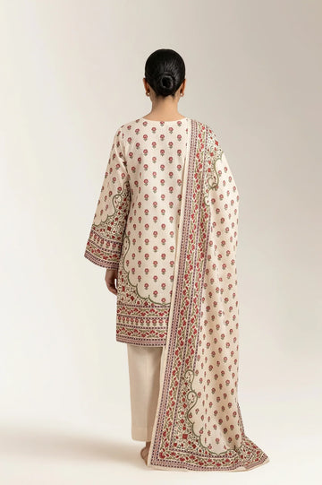 Printed Unstitched 3PC