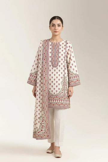 Printed Unstitched 3PC