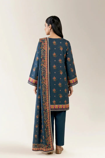 Printed Unstitched 3PC