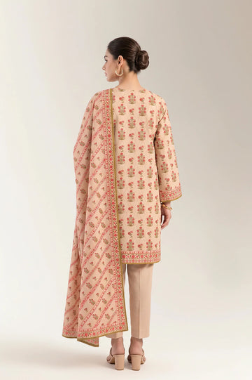 Printed Unstitched 3PC