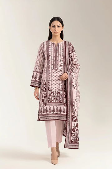 Printed Unstitched 3PC