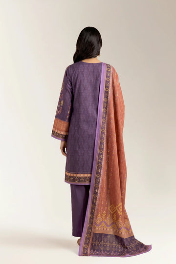 Printed Unstitched 3PC
