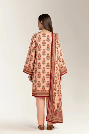 Printed Unstitched 3PC