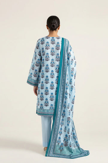 Printed Unstitched 3PC
