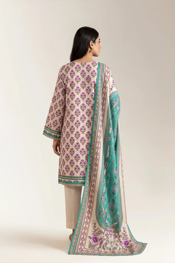Printed Unstitched 3PC