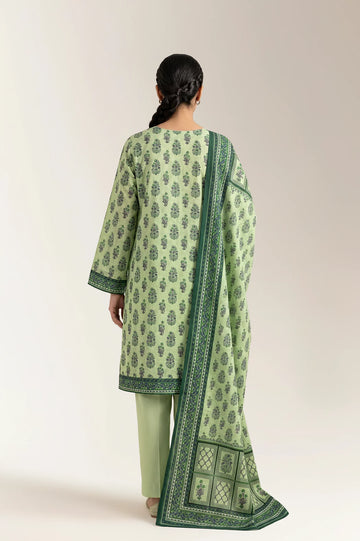 Printed Unstitched 3PC