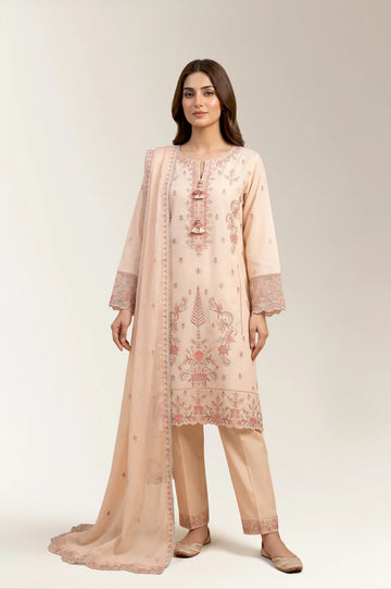 Embroidered Unstitched 3PC