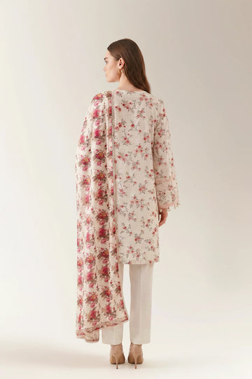 Printed Unstitched 3PC