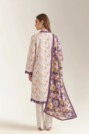 Printed Unstitched 3PC