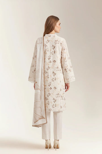 Printed Unstitched 3PC