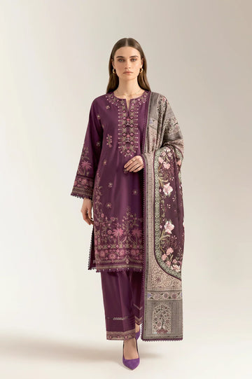 Embroidered Unstitched 3PC