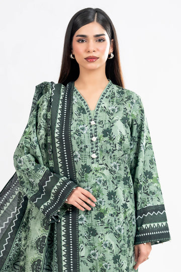 Printed Unstitched 3PC