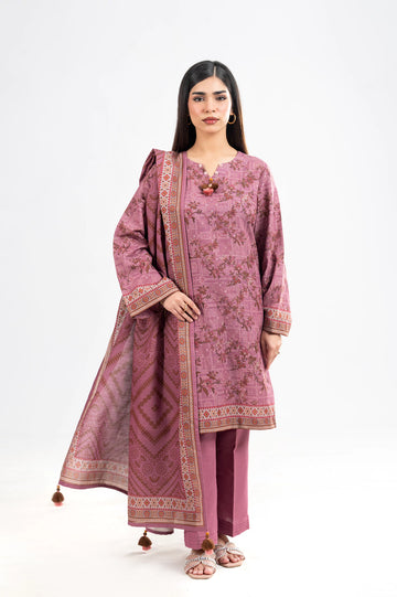 Printed Unstitched 3PC