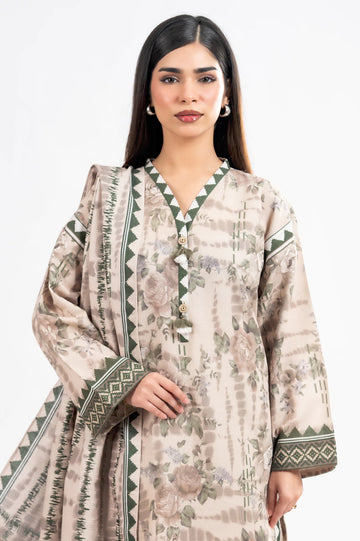 Printed Unstitched 3PC