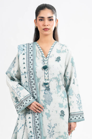 Printed Unstitched 3PC