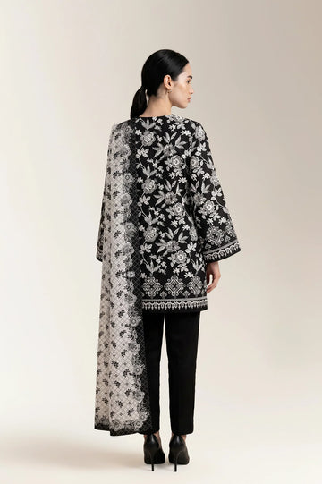 Printed Unstitched 3PC