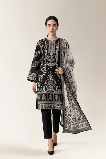 Printed Unstitched 3PC