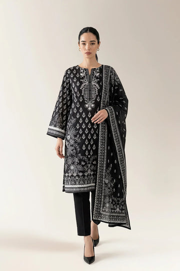 Printed Unstitched 3PC