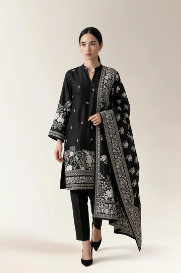 Printed Unstitched 3PC
