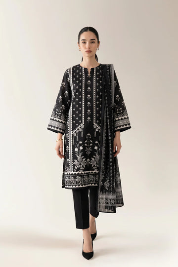 Printed Unstitched 3PC