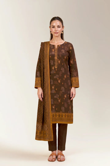 Printed Unstitched 3PC