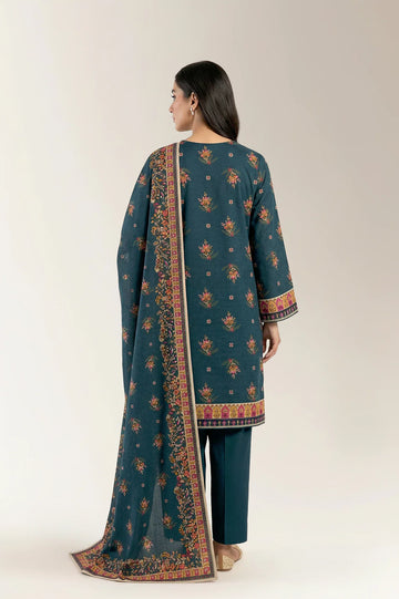 Printed Unstitched 3PC