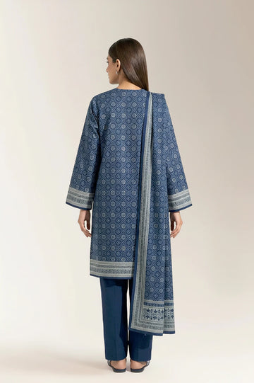 Printed Unstitched 3PC