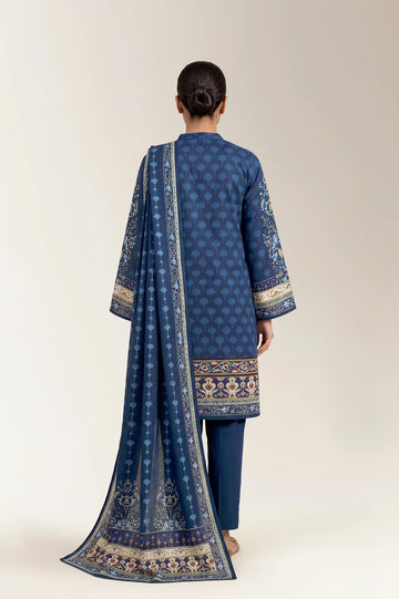 Printed Unstitched 3PC