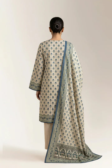 Printed Unstitched 3PC