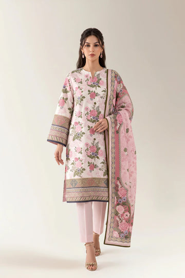Printed Unstitched 3PC
