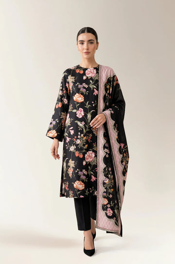 Printed Unstitched 3PC